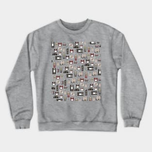 Retro Computer Tech Crewneck Sweatshirt